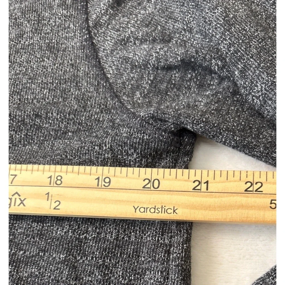 Free‎ People FP Beach Gray Marl Boho Cardigan M.M Open Front Maxi Knit Pockets